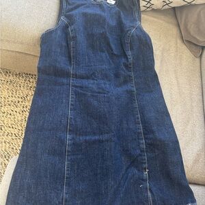 Zara Women's Blue Denim Mini Dress